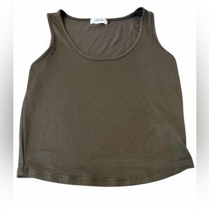 Lily full Dark Gray Tank top Womens Small